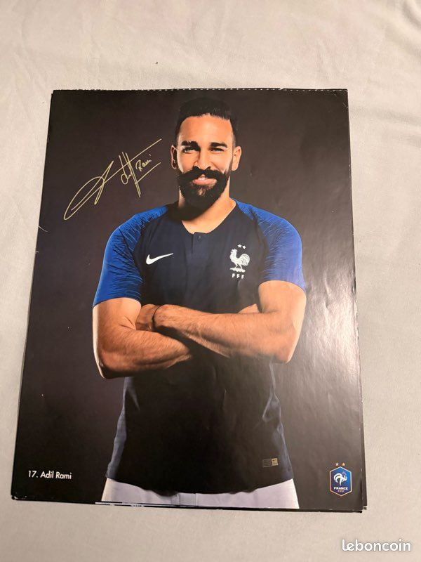 Lot de posters dédicacé de l'équipe de France 2018 - Collection