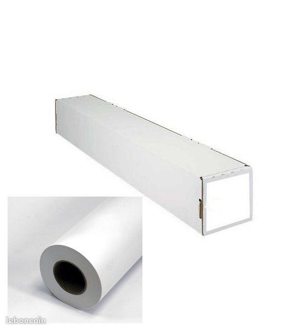 Rouleau papier peint 1.270 x 51 couché 210 gr satin lessivable, neuf (image 1)