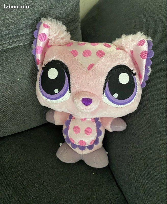 Peluche panda rose violet LITTLEST PETSHOP LPS