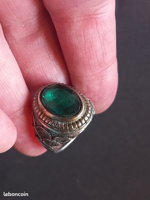 Bague Fantaisie Vintage Taille 57, Création Unique