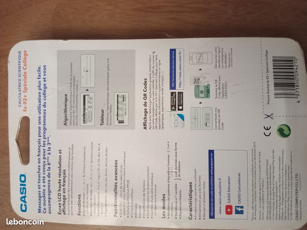 Calculatrice ecole Collection