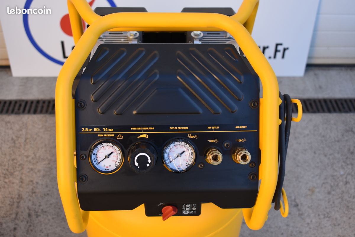 Compresseur dewalt 100L 14bars - Neuf - DISPO DE SUITE (image 4)