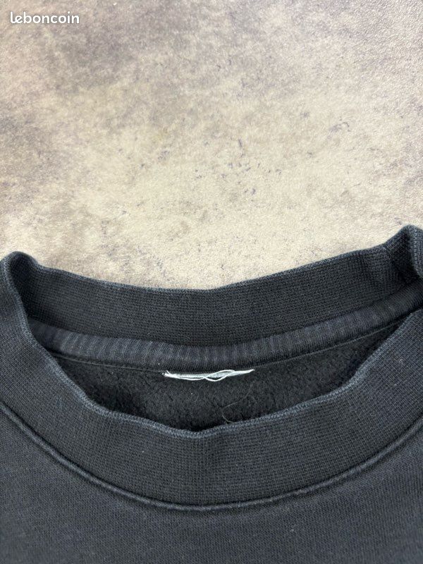 Pull Nike noir coupe big logo brodé solo swoosh - S (image 4)