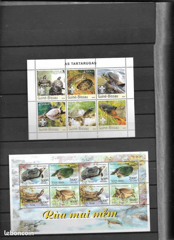 Timbres De France 1991 – Nos 2721 à 2724, Animaux : Oiseau, Tortue, Ours – Neufs