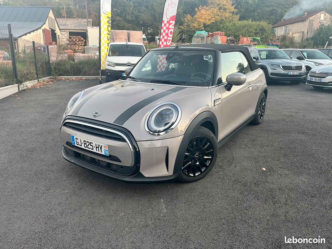 Mini cabriolet one 102 ch edition camden bvm6 - gps - apple carplay android auto - jantes alu 17" – demarrage sans cle - phares full led – radars arr – bandes capot noires... (image 1)