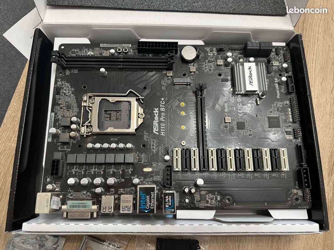 Carte mère ASRock H110 Pro BTC+ - Accessoires informatique
