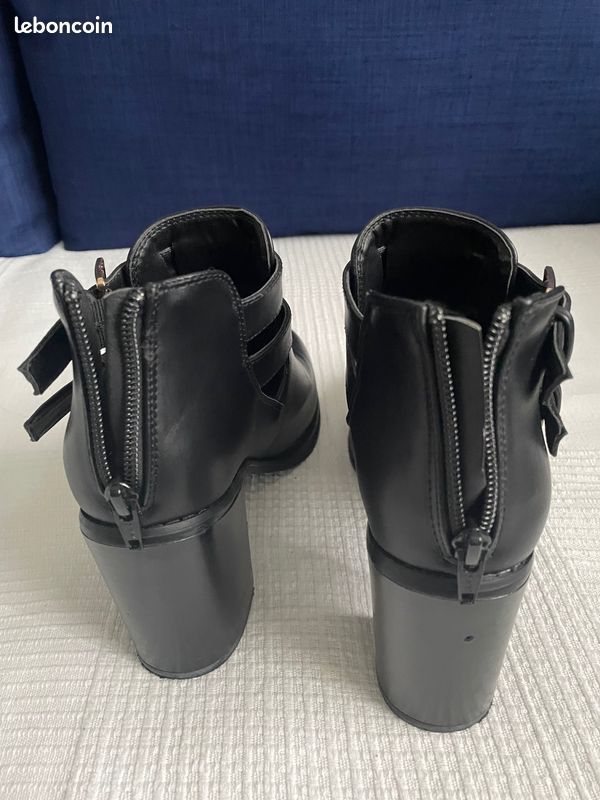 Bottines noires Taille 38 (image 2)