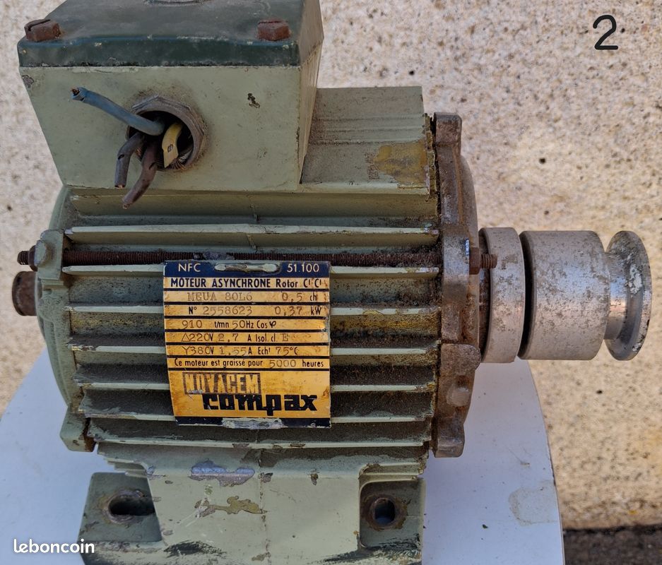 7 Moteurs électrique triphasé 220 V – 380 V (image 2)
