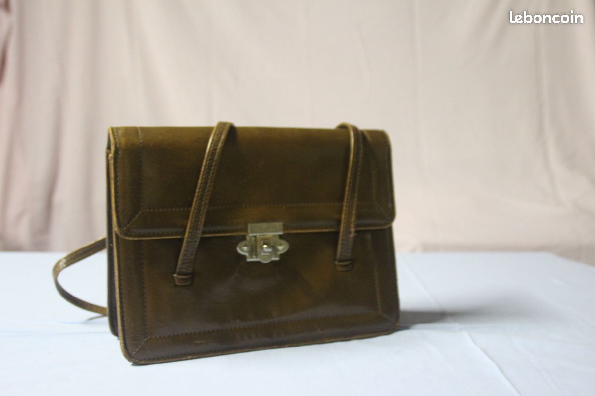 Sac à main en cuir Vintage (image 1)