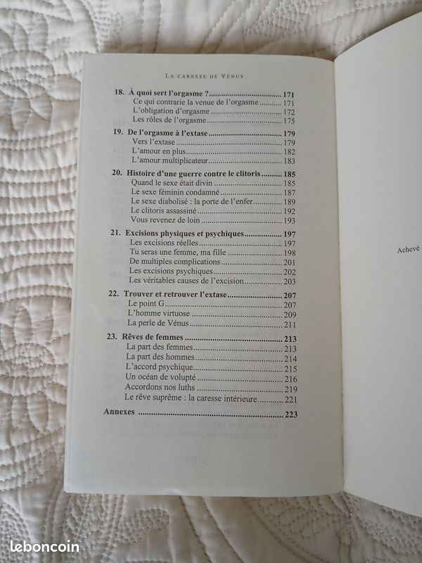 LA CARESSE DE VENUS. Dr. GERARD LELEU (image 2)