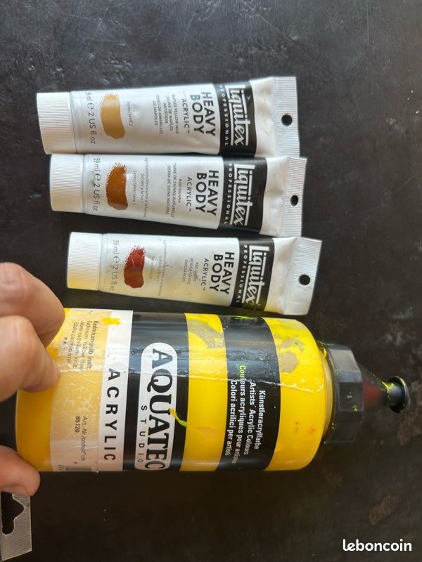 Lot n*7/ Tubes acrylique beaux arts liquitex golden (image 1)