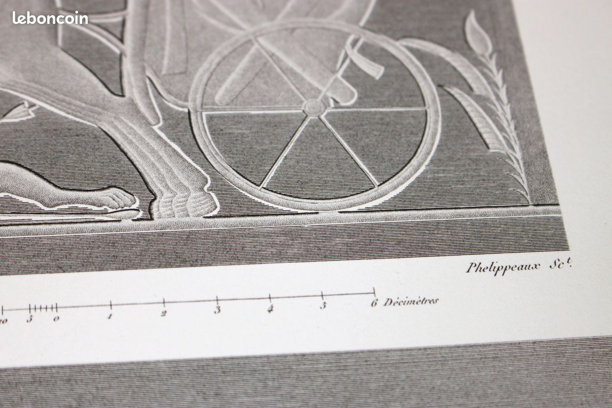Gravure. Temple de Medynet-Abou à Thèbes Chalcographie du Louvre (image 4)