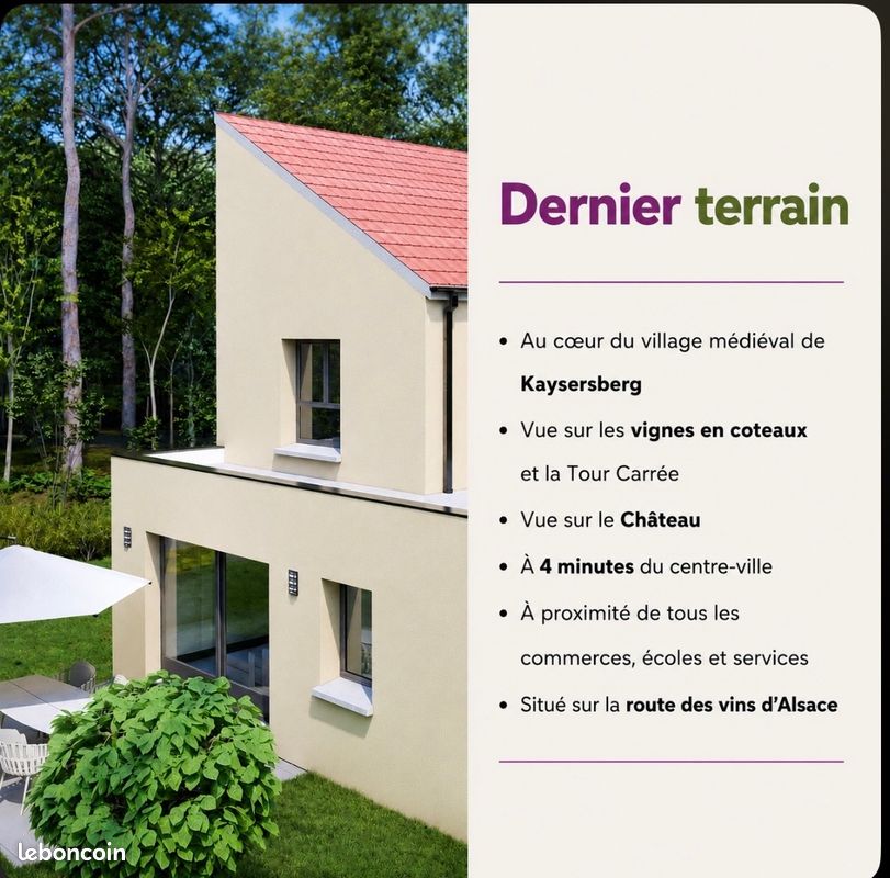 Terrain constructible de 207m² · à Kaysersberg Vignoble · 80 000 €