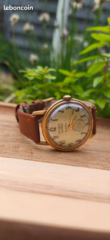Montre Vintage Gira-Watch Mécanique Plaqué Or Fonctionne (image 9)