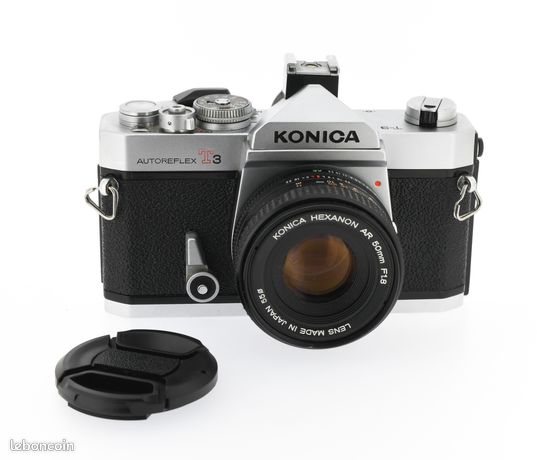Reflex Konica Autoreflex T3 – Boîtier Avec Objectif Hexanon 1,4/50mm, Testé