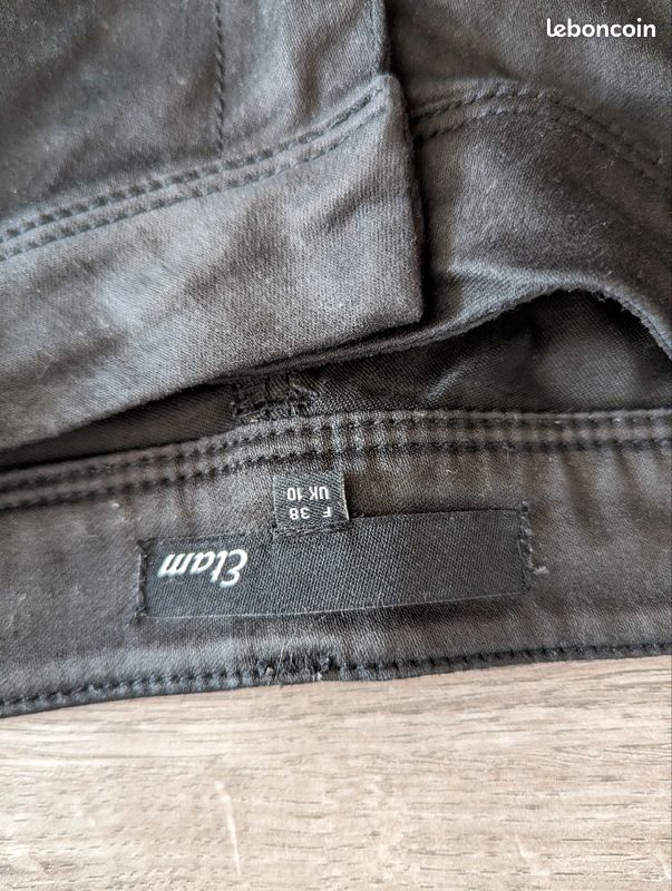 Pantalon noir - Etam - taille 38 (image 2)