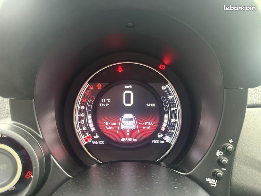 ABARTH 500 595 1.4 T-JET 180 ESSEESSE / Akrapovic + toit ouvrant / Garantie 12 mois (image 10)