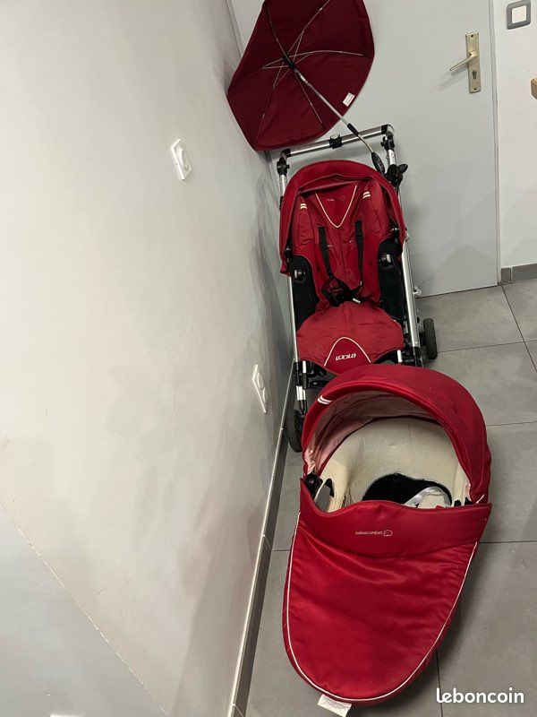 Poussette pour bébé Avec un pare-soleil / ombrelle et une nacelle (image 1)