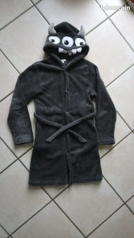 Peignoir Enfant Vertbaudet - Capuche, Poches & Coton Doux | Idéal Après Le Bain | Taille Enfant