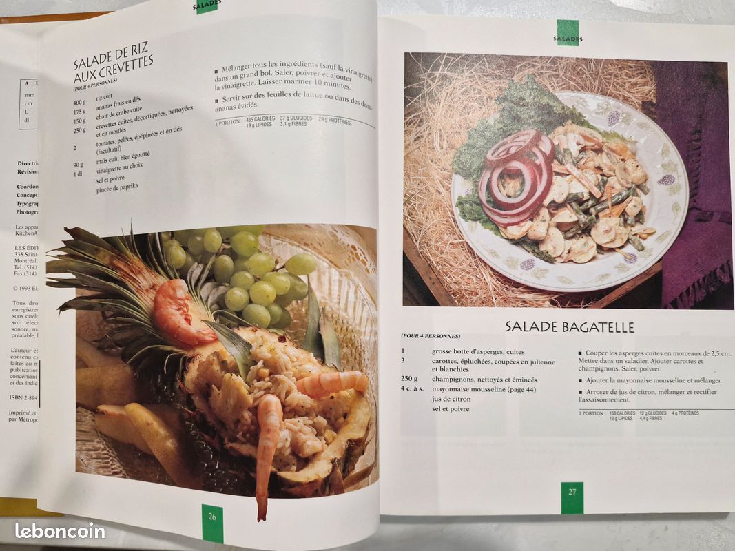 Gros livre de cuisine vintage (image 2)