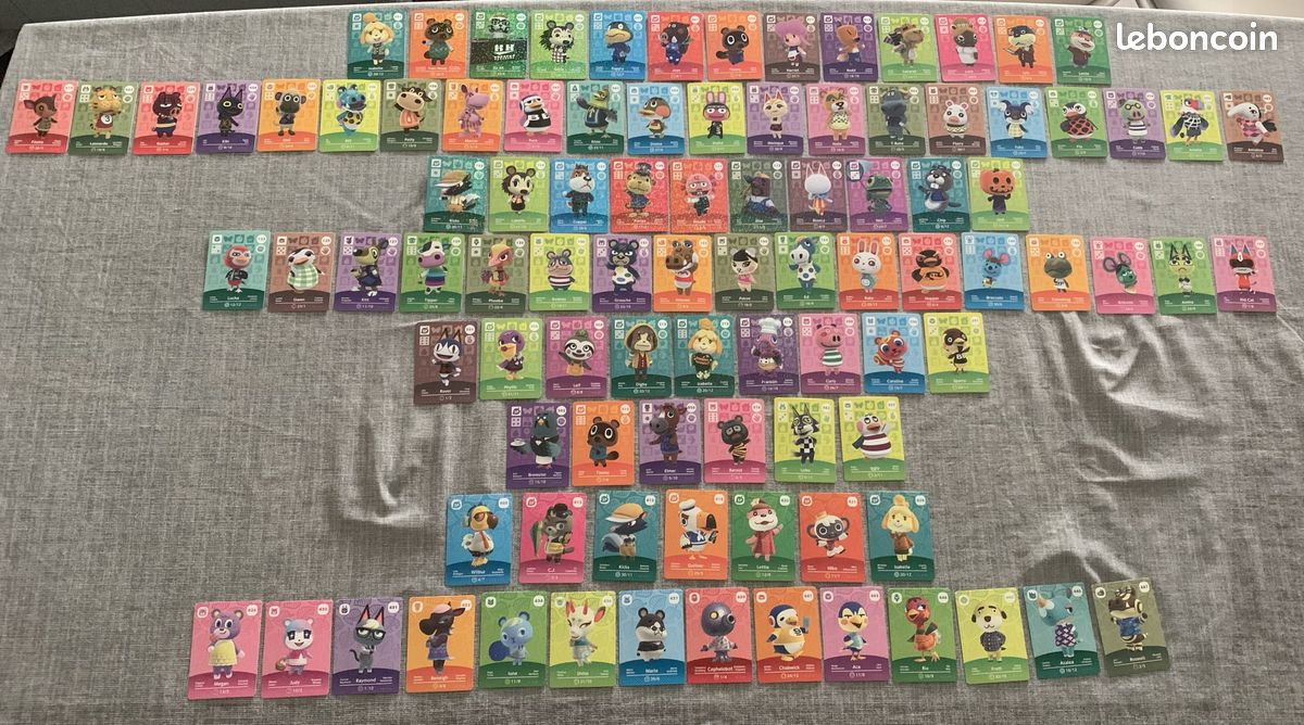 Cartes Amiibo Animal Crossing Série 2 - Numéros 131 à 136 - Originales Nintendo