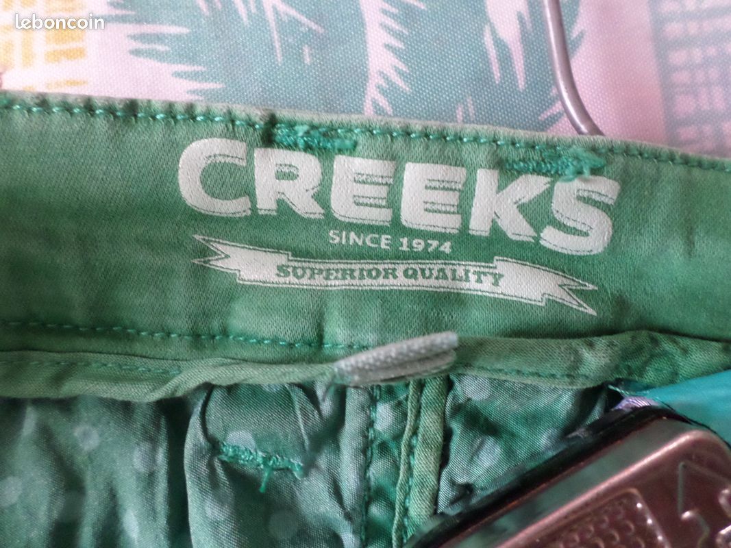 Jeans vert t. 36 creeks (image 2)