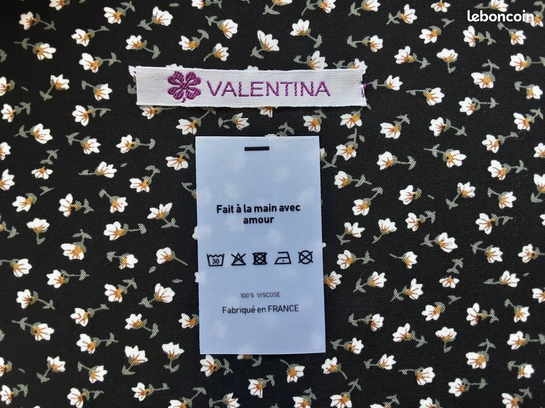 Jupe Femme Debenhams – Noire à Fleurs – Taille 12 – Coupe A En Viscose