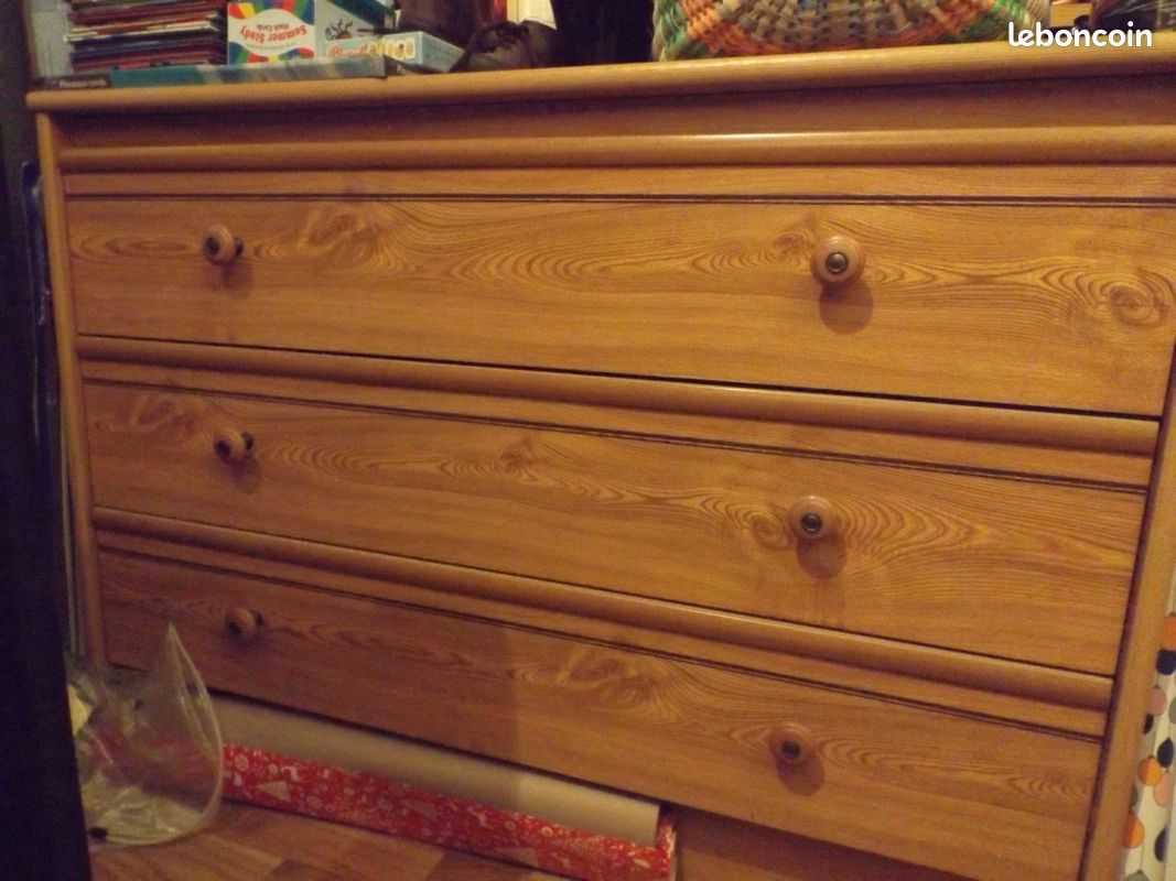 Pont lit bureau et commode (image 2)