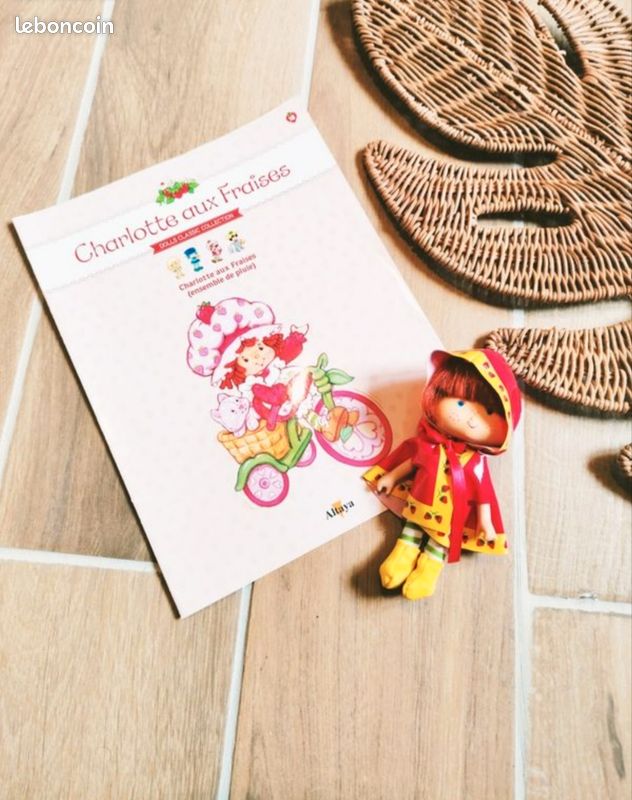 Strawberry Shortcake Charlotte aux fraises - Collection complète de poupées Altaya avec mascottes et cadeaux - Jeux & Jouets
