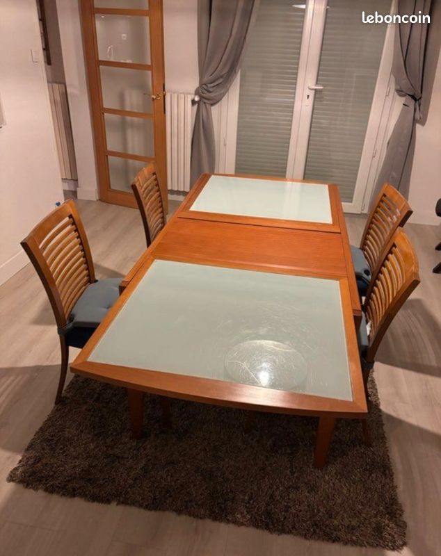 Table salon hêtre Habitat extensible (image 3)