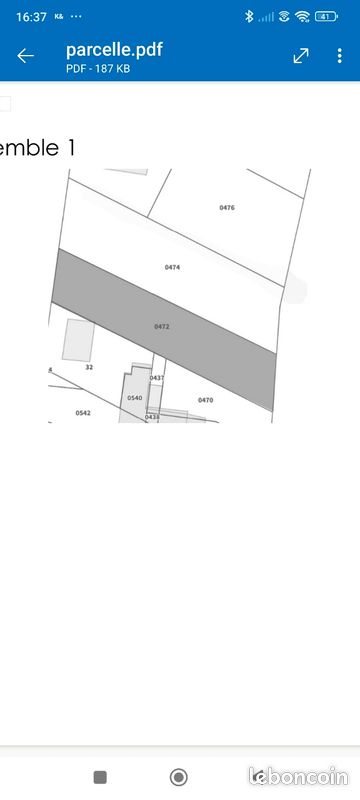 Terrain constructible zone PLU · à Iteuil · 50 000 €