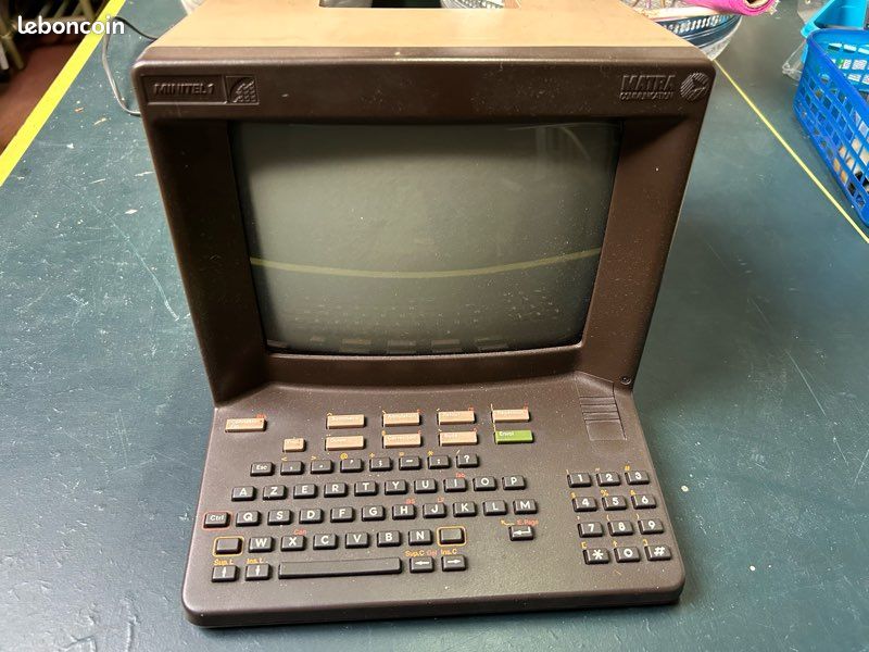 Terminal Communication MINITEL 1 Matra Fonctionne