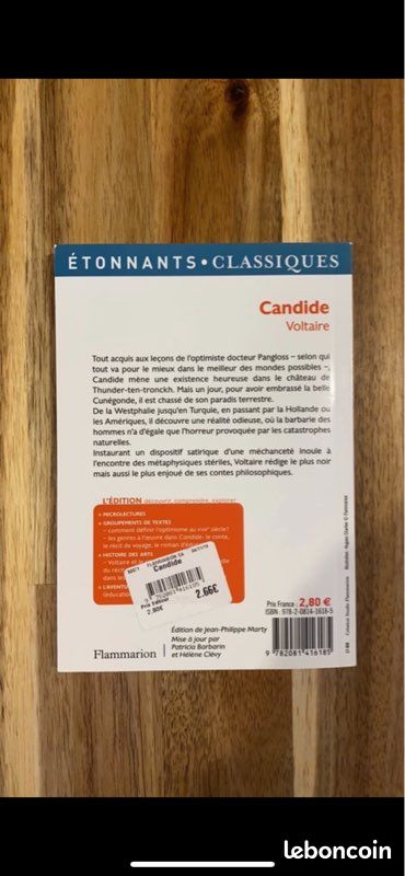 Livre « Candide » (image 2)
