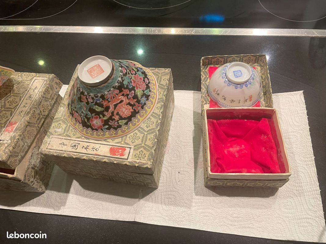 6 bols chinois avec boîte (image 4)
