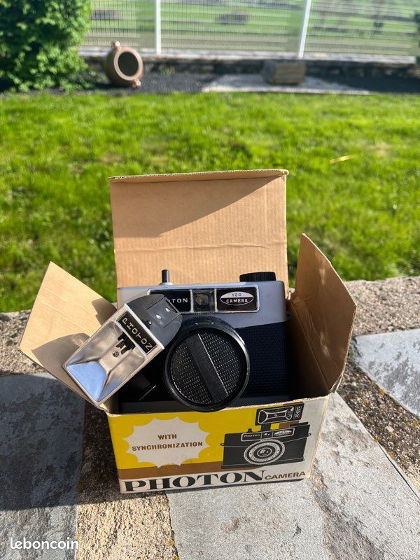 Lot de 6 appareils photo vintage – Polaroid, Kodak, Foca, Diana, Photon (image 3)
