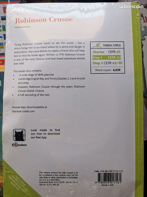 Robinson crusoe en anglais +cd Daniel foe step1 a2 (image 3)