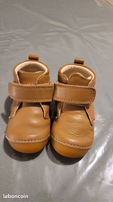 Chaussures Landau Cuir Marron Bébé Garçon 6-12 Mois - Marks & Spencer - Neuves (sans Emballage)