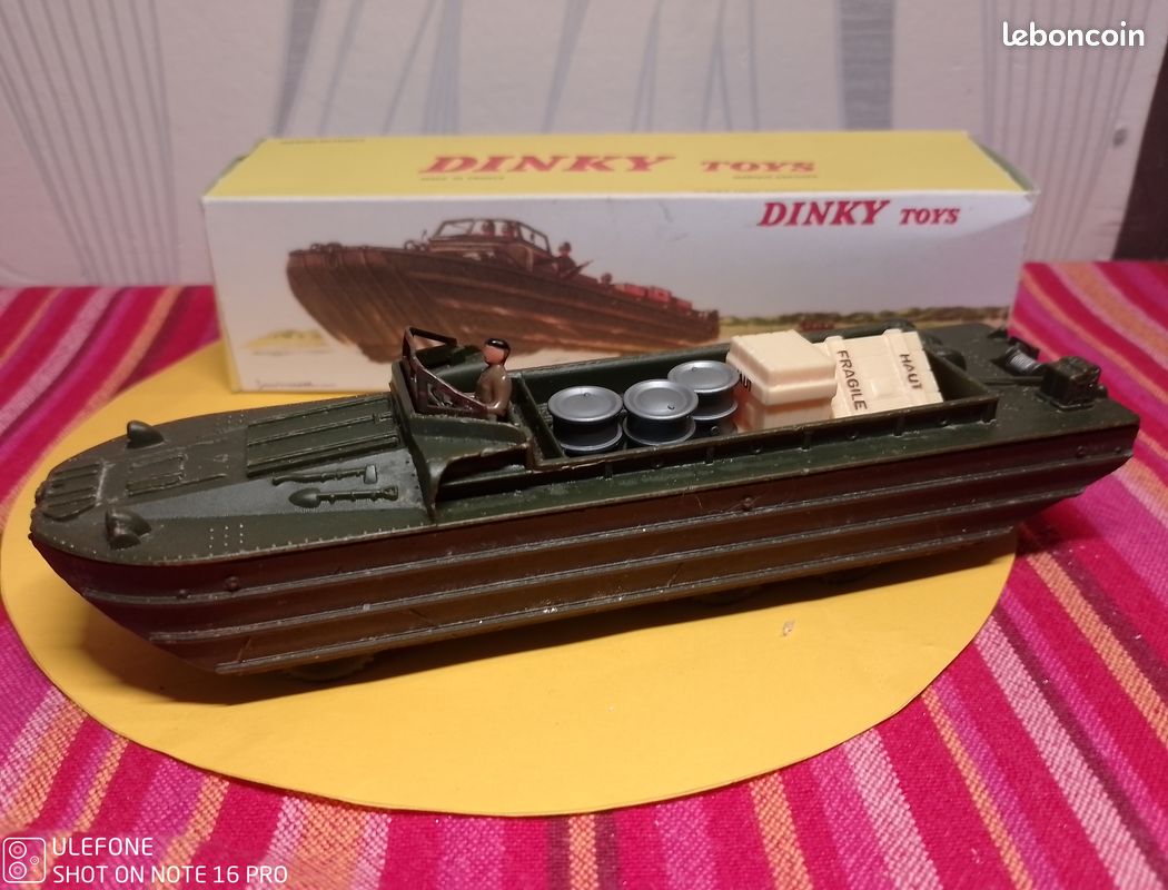 Miniature Dinky Toys Ancienne - Engin Amphibie DUKW N°825 Des Années 60, état Parfait