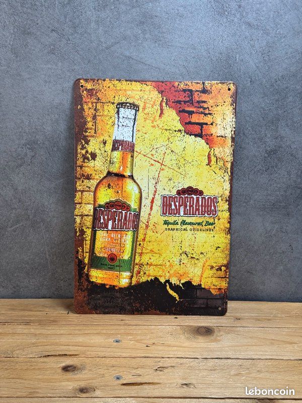 Plaque métal bière Desperados (image 1)