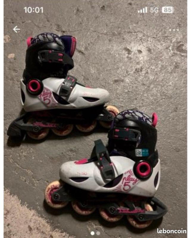 Decathlon Patin Roulette Reglable Roller Décathlon Basket à