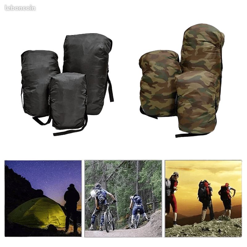 Sac De Compression 5L - Pour Sac De Couchage, Vêtements Et Voyage