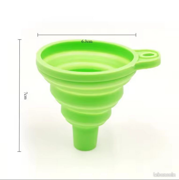 2 Entonnoir Pliable En Silicone Pour Moteur De Voiture, 2 Pièces, Liquide, Rondelle, Huile Moteur, Outils De Changement D'essence Pour Accessoires De Moto Et De Voiture TOUTS NEUF - Bricolage