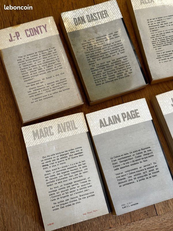 8 livres espionnages édition Fleuve Noir (image 4)