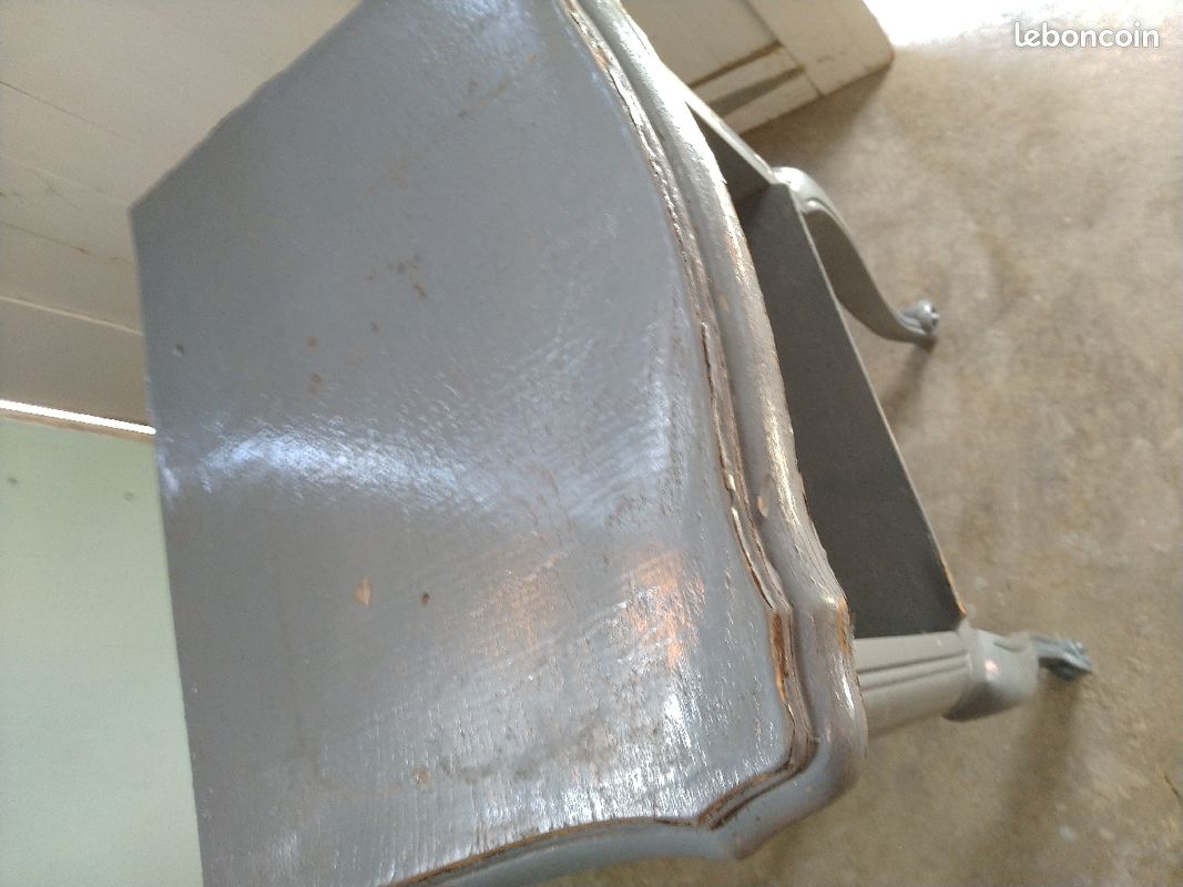 Table de chevet vintage bois (image 3)