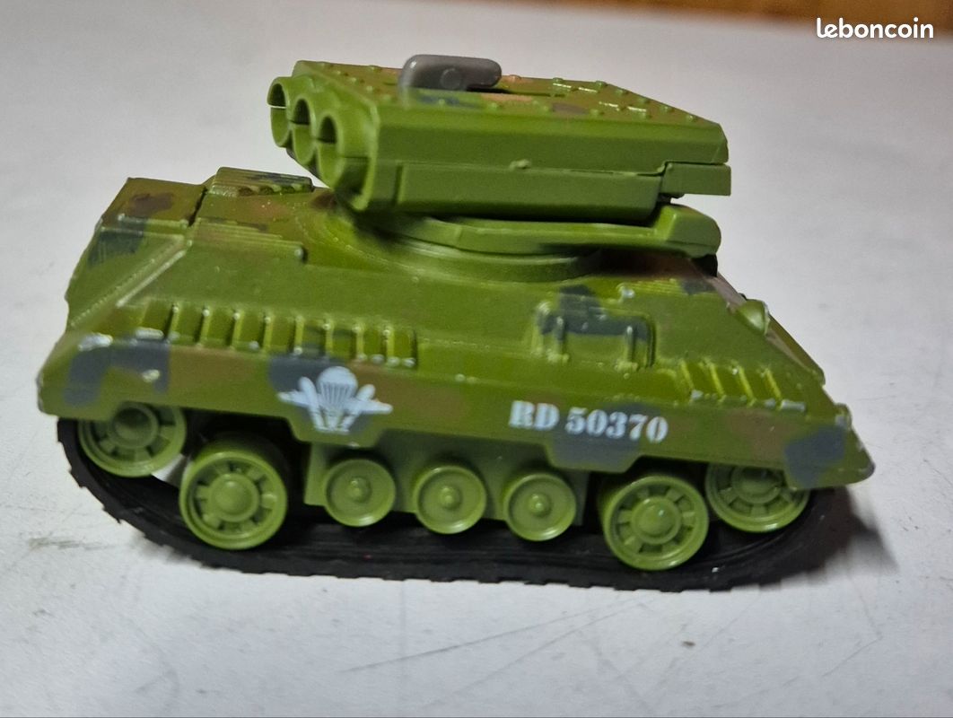 Ancien Tank Lance-missiles REEL – Jouet Militaire, Occasion
