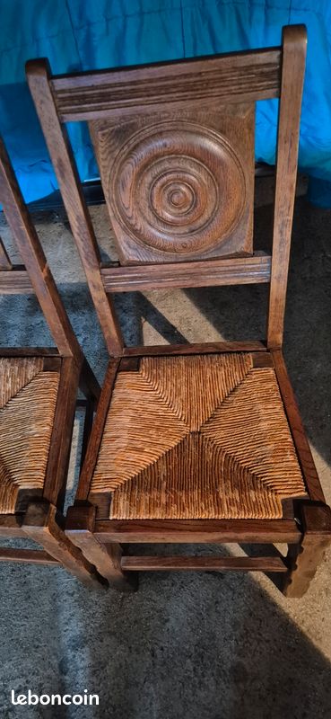 2 Chaises en chêne (image 2)
