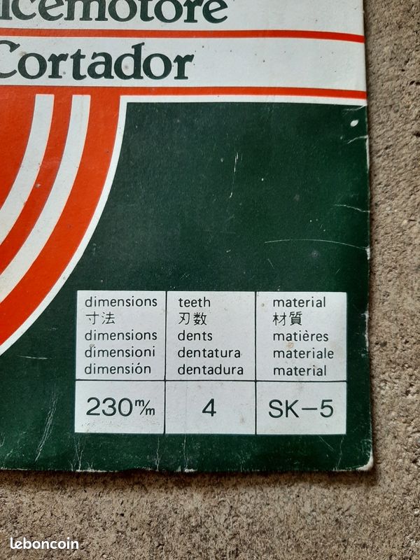 Lame, couteau ou disque pour débroussailleuse (image 4)