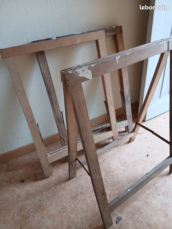 3 Tréteaux bois (image 2)