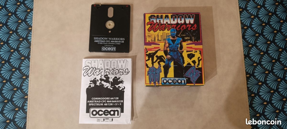 Jeu Shadow Warriors - Cartouche Pour Amstrad CPC 464 / 664 / 6128 - Occasion En état Correct