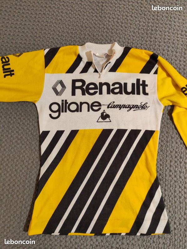 Maillot Cycliste Vintage Campagnola Abarth Forelli - Années 80 - Taille 42